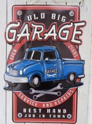 old big Garage 85x60cm